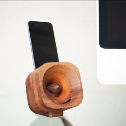 Amplificateur En Bois Design Pour IPhone -Créatifs Cadeaux Magasin amplificateur en bois design pour iphone 4
