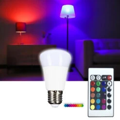 Ampoule Led Multicolore à Télécommande -Créatifs Cadeaux Magasin ampoule led multicolore a telecommande 2