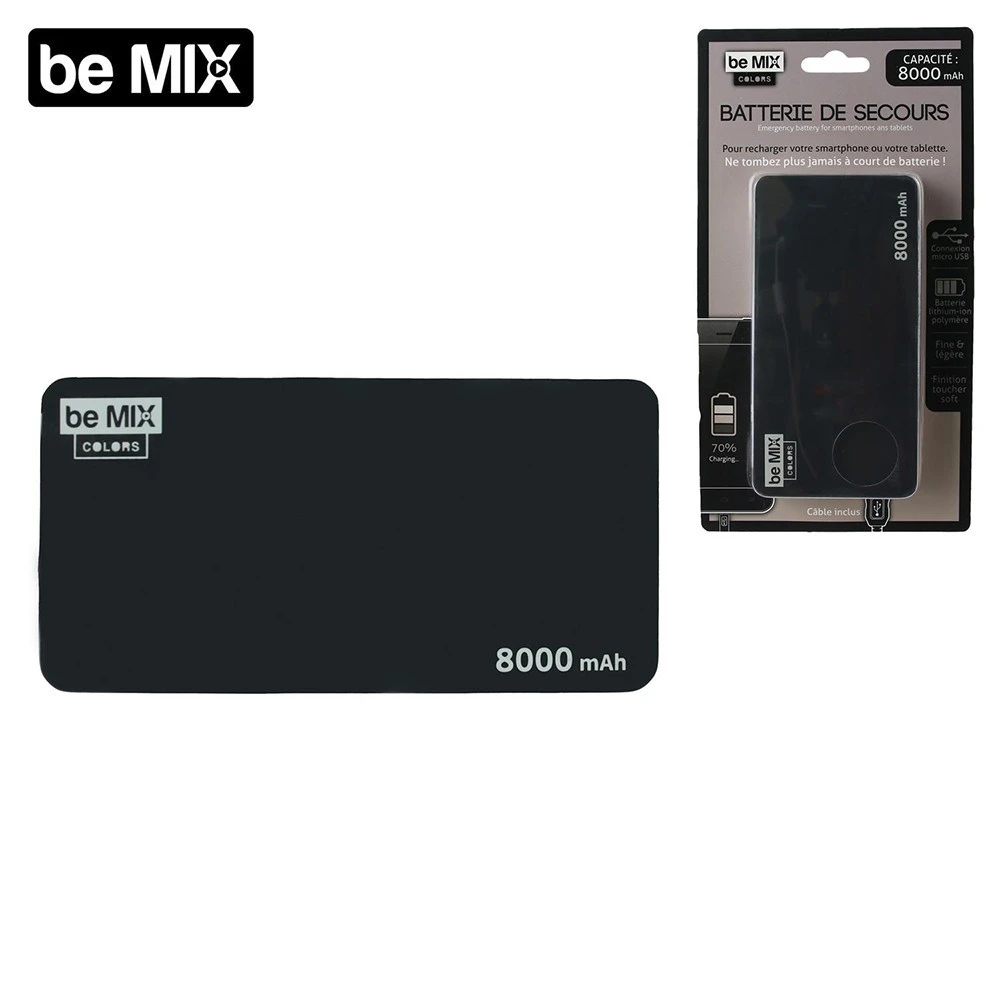 Batterie De Secours Slim 8000 MAh 5 Batterie De Secours Slim 8000 MAh – Image 3