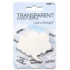Bloc-notes Repositionnable Bulles De BD Transparent -Créatifs Cadeaux Magasin bloc notes repositionnable bulles de bd transparent