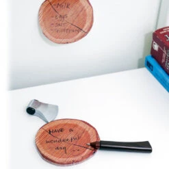 Bloc-notes Tronc Et Son Stylo Hache -Créatifs Cadeaux Magasin bloc notes tronc et son stylo hache 2