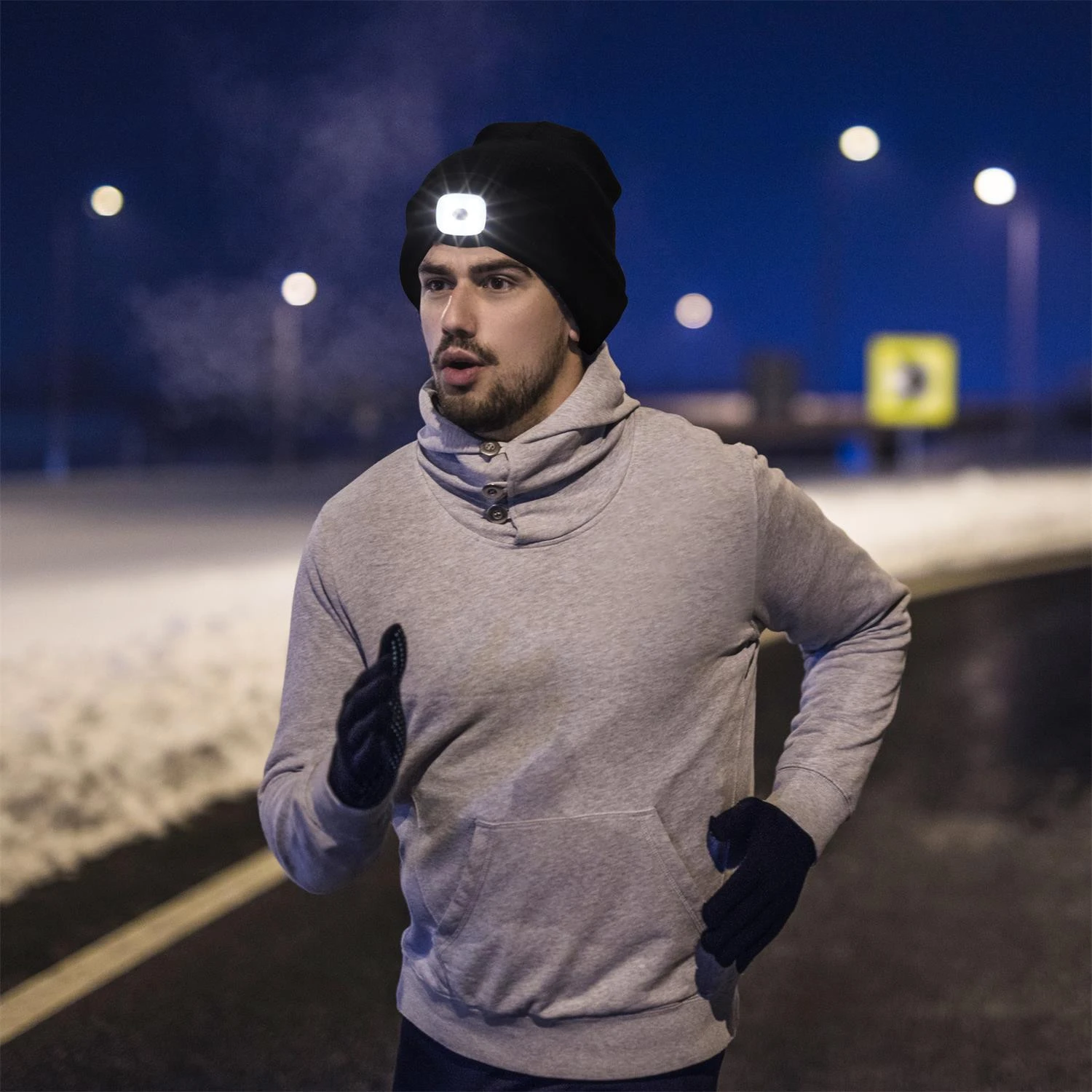 Bonnet Avec Lampe Frontale Intégrée 4 Bonnet Avec Lampe Frontale Intégrée – Image 2