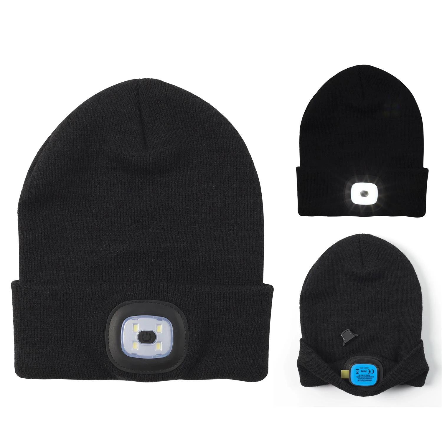 Bonnet Avec Lampe Frontale Intégrée 7 Bonnet Avec Lampe Frontale Intégrée – Image 5