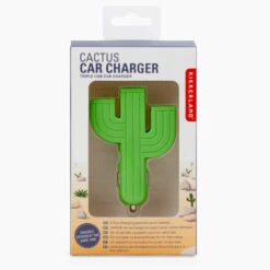 KIKKERLAND Cactus Chargeur Voiture 3 Ports -Créatifs Cadeaux Magasin cactus chargeur voiture 3 ports 3