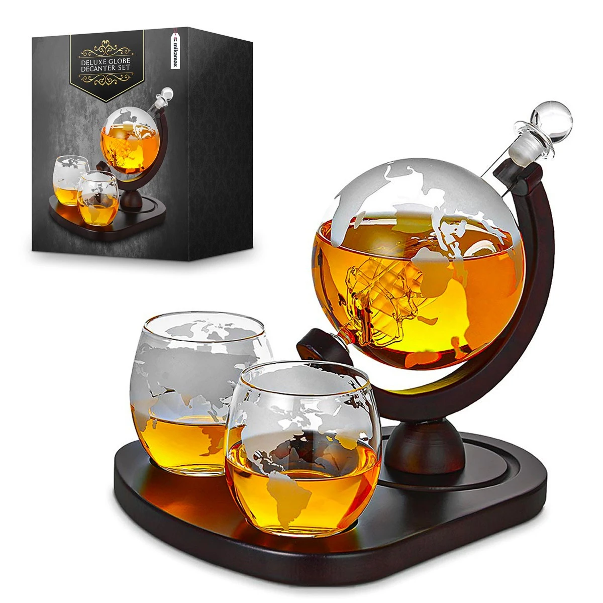 Carafe Prestige Décanteur Globe Et Ses 2 Verres 6 Carafe Prestige Décanteur Globe Et Ses 2 Verres – Image 4