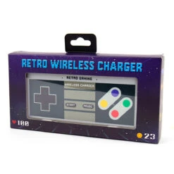 GIFT REPUBLIC Chargeur Rétro Gaming Sans Fil
