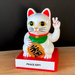 Chat Porte-bonheur Maneki-Neko Insolent -Créatifs Cadeaux Magasin chat porte bonheur maneki neko insolent 2