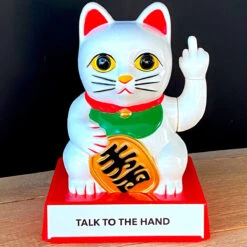 Chat Porte-bonheur Maneki-Neko Insolent -Créatifs Cadeaux Magasin chat porte bonheur maneki neko insolent 4