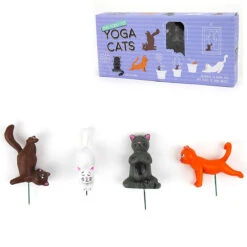 GIFT REPUBLIC Chats Yoga à Piquer Pour Plantes 7 GIFT REPUBLIC Chats Yoga à Piquer Pour Plantes -Créatifs Cadeaux Magasin chats yoga a piquer pour plantes 2