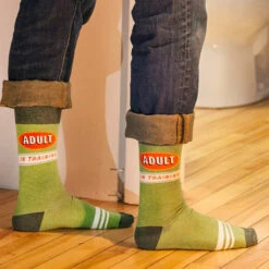 Chaussettes Homme Adult In Training -Créatifs Cadeaux Magasin chaussettes homme adult in training 3