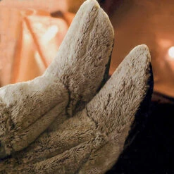 Chaussons Chauffants En Fourrure -Créatifs Cadeaux Magasin chaussons chauffants en fourrure 2