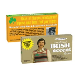 Chewing-gum Irish Accent
