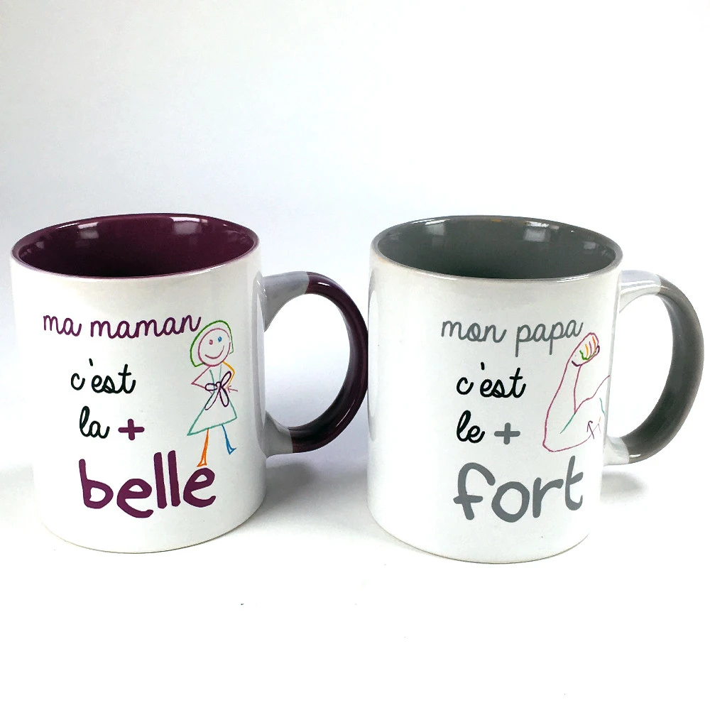 Coffret 2 Mugs Papa Maman 5 Coffret 2 Mugs Papa Maman – Image 3