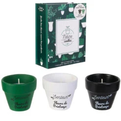 Coffret 3 Bougies Nature -Créatifs Cadeaux Magasin coffret 3 bougies nature 4