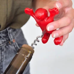 Coffret Bouchon, Décapsuleur Et Tire-bouchon Hommes Heureux