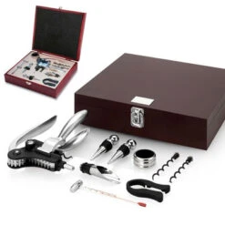 Coffret Cadeau à Vin 9 Pièces -Créatifs Cadeaux Magasin coffret cadeau a vin 9 pieces 2
