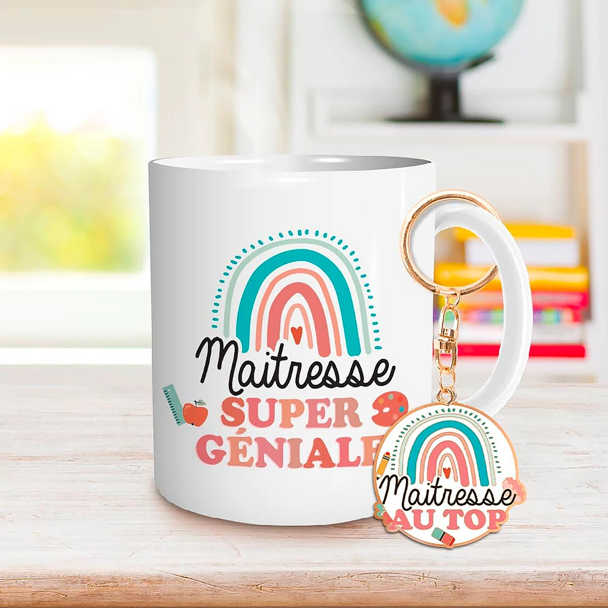 Coffret Cadeau Maîtresse Mug + Porte-clés 4 Coffret Cadeau Maîtresse Mug + Porte-clés – Image 2