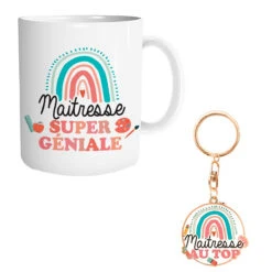 Coffret Cadeau Maîtresse Mug + Porte-clés 7 Coffret Cadeau Maîtresse Mug + Porte-clés -Créatifs Cadeaux Magasin coffret cadeau maitresse mug porte cles 2