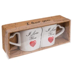 Out Of The Blue Coffret Duo Mugs I Love You -Créatifs Cadeaux Magasin coffret duo mugs i love you 2