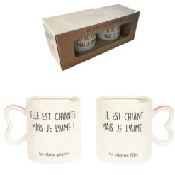 Coffret Duo Mugs Mais Je L'aime -Créatifs Cadeaux Magasin coffret duo mugs mais je l aime 3