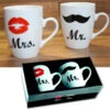 Out Of The Blue Coffret Duo Tasses Mug Mr & Mrs -Créatifs Cadeaux Magasin coffret duo tasses mug mr mrs