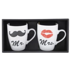 Out Of The Blue Coffret Duo Tasses Mug Mr & Mrs -Créatifs Cadeaux Magasin coffret duo tasses mug mr mrs 2