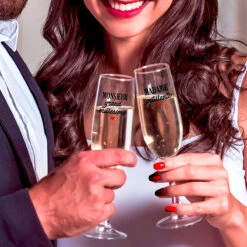 Coffret Duo Flûtes à Champagne Madame Monsieur -Créatifs Cadeaux Magasin coffret flutes a champagne madame monsieur 2