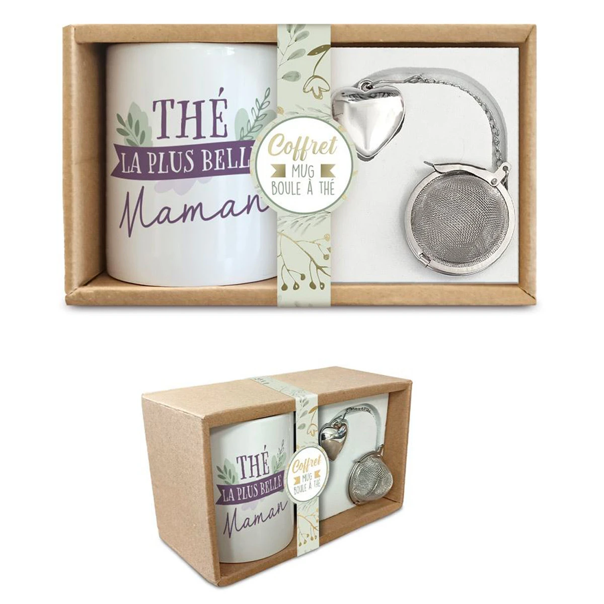 Coffret Mug Boule à Thé Maman 3 Coffret Mug Boule à Thé Maman