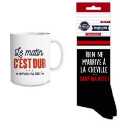 Coffret Mug Chaussettes "Ma Bite"