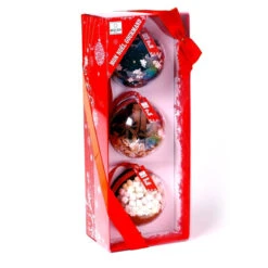 Coffret 3 Boules Gourmandes De Noël -Créatifs Cadeaux Magasin coffret trois boules gourmandes de noel 4