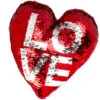 Out Of The Blue Coussin Coeur LOVE Sequin -Créatifs Cadeaux Magasin coussin coeur love sequin