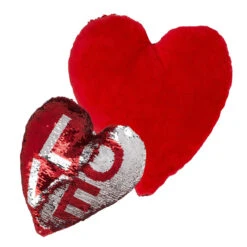 Out Of The Blue Coussin Coeur LOVE Sequin -Créatifs Cadeaux Magasin coussin coeur love sequin 2