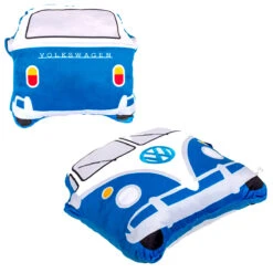 Out Of The Blue Coussin Combi VW Bleu -Créatifs Cadeaux Magasin coussin combi vw bleu 2