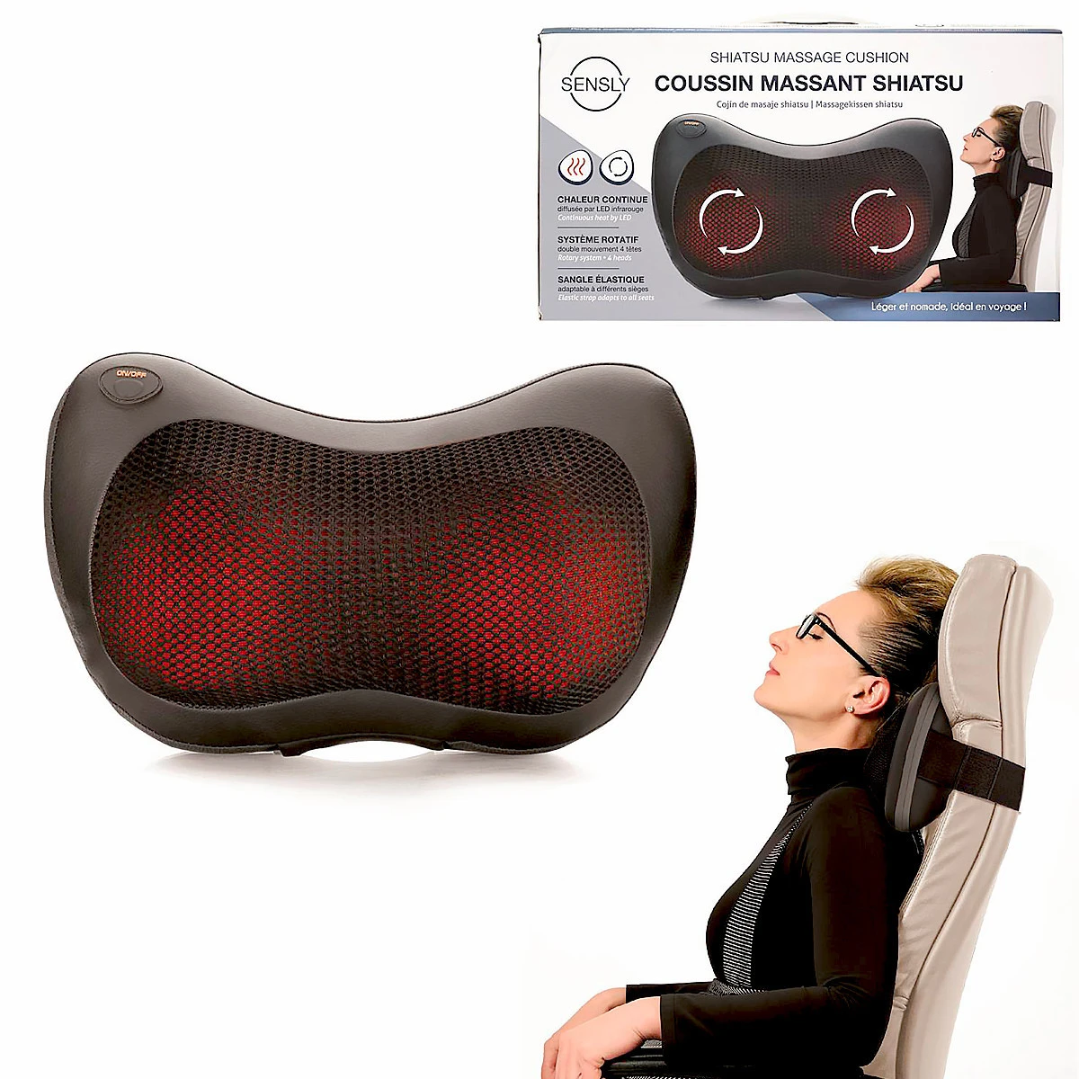 Coussin De Massage Shiatsu 4 Coussin De Massage Shiatsu – Image 2