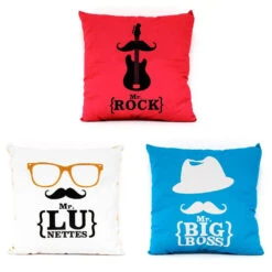 Coussin Mr Moustache 7 Coussin Mr Moustache -Créatifs Cadeaux Magasin coussin mr moustache 2