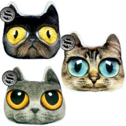 Coussin Tête De Chat