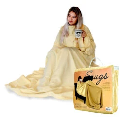 Couverture à Manches Ivoire