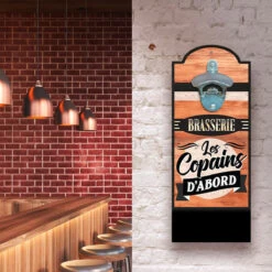 Décapsuleur Mural "Les Copains D'abord"