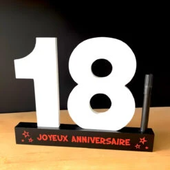 Dédicace 3D Anniversaire 18 Ans