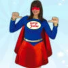 Déguisement Femme Super Héroïne Personnalisable -Créatifs Cadeaux Magasin deguisement femme super heroine personnalisable