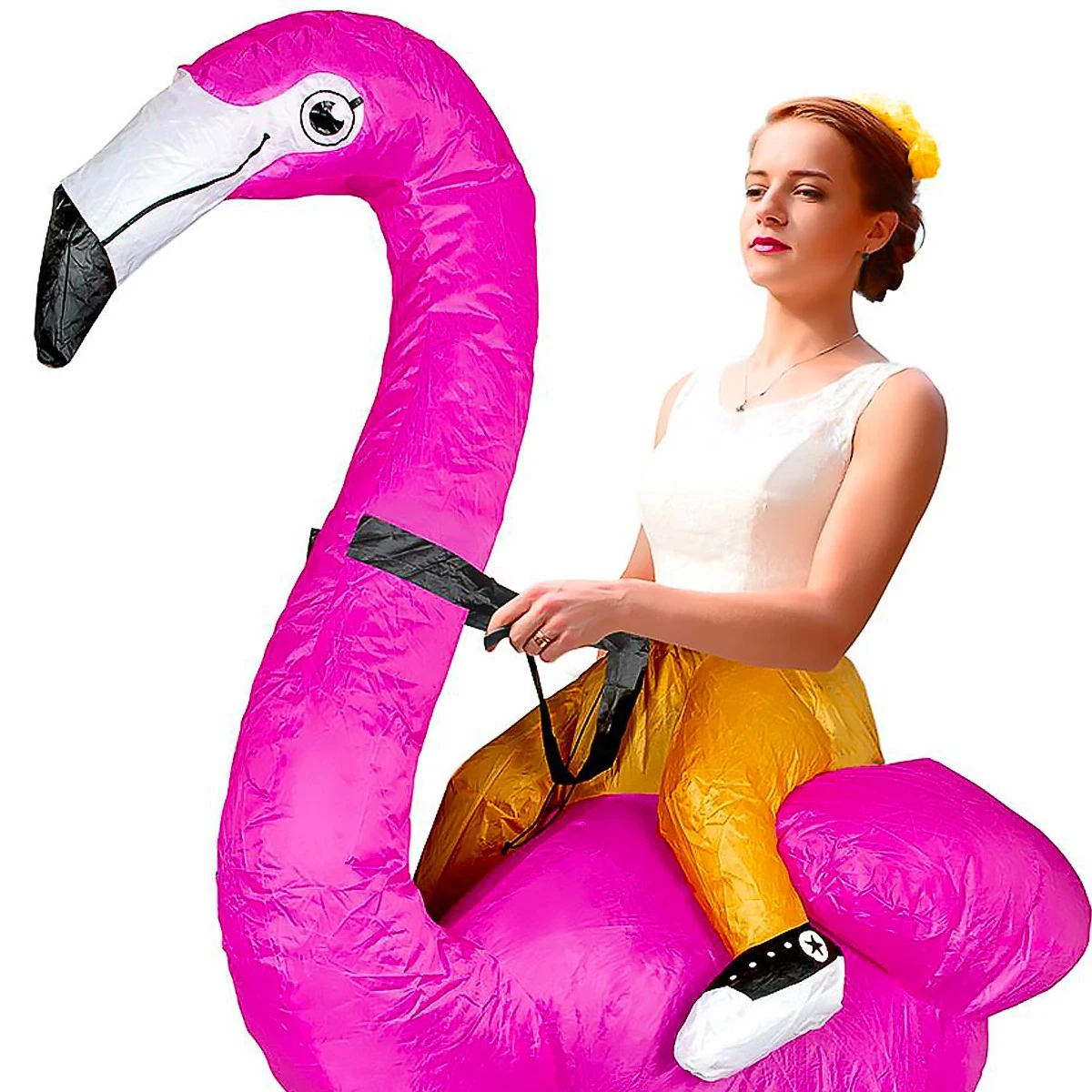 Déguisement Gonflable Flamant Rose 4 Déguisement Gonflable Flamant Rose – Image 2