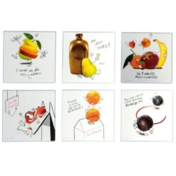 Dessous De Verre Fruités -Créatifs Cadeaux Magasin dessous de verre fruites 3