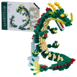 Dragon Géant Nanoblock -Créatifs Cadeaux Magasin dragon geant nanoblock 2