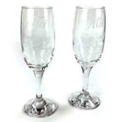 Duo Flûtes à Champagne Toi Et Moi -Créatifs Cadeaux Magasin duo flutes a champagne toi et moi 6