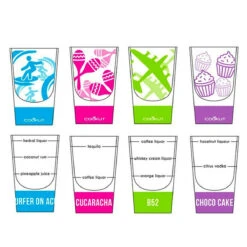 Easy Shooters, 4 Shots Avec Recettes Cocktail -Créatifs Cadeaux Magasin easy shooters 4 shots avec recettes cocktail 1