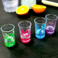 Easy Shooters, 4 Shots Avec Recettes Cocktail -Créatifs Cadeaux Magasin easy shooters 4 shots avec recettes cocktail 3