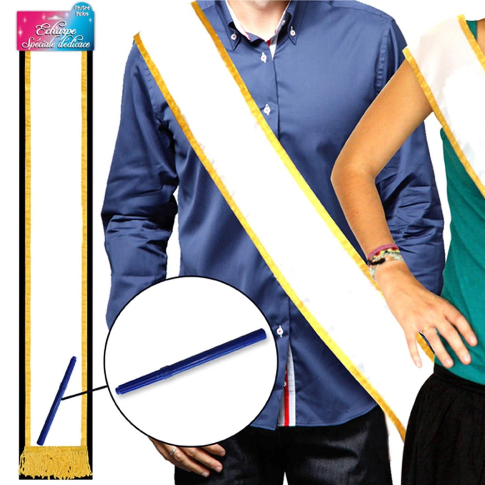 Echarpe Miss Ou Mister à Dédicacer 3 Echarpe Miss Ou Mister à Dédicacer