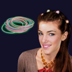 Élastiques Phosphorescents Pour Cheveux 7 Élastiques Phosphorescents Pour Cheveux -Créatifs Cadeaux Magasin elastiques phosphorescents pour cheveux 2