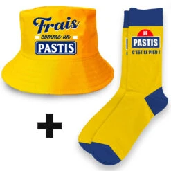 Ensemble Bob Et Chaussettes Pastis -Créatifs Cadeaux Magasin ensemble bob chaussettes pastis 4