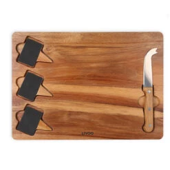 Ensemble Plateau à Fromage, Couteau Et Panneaux. 8 Ensemble Plateau à Fromage, Couteau Et Panneaux. -Créatifs Cadeaux Magasin ensemble plateau a fromage couteau et panneaux 2